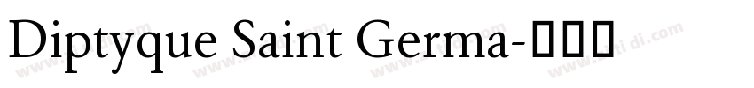 Diptyque Saint Germa字体转换